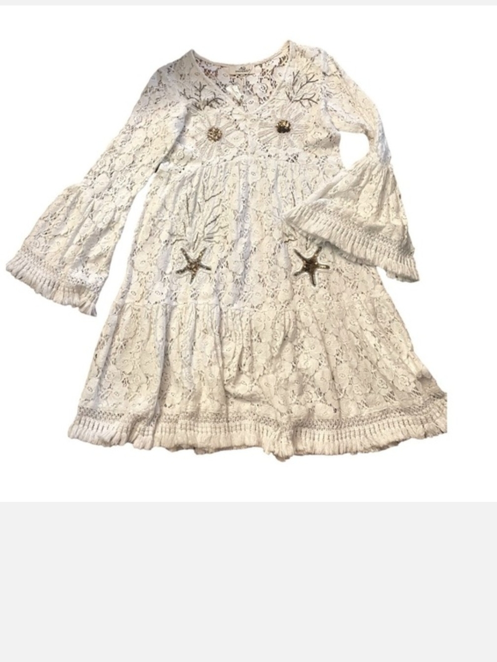 MOCHY White Lace Dress S/M